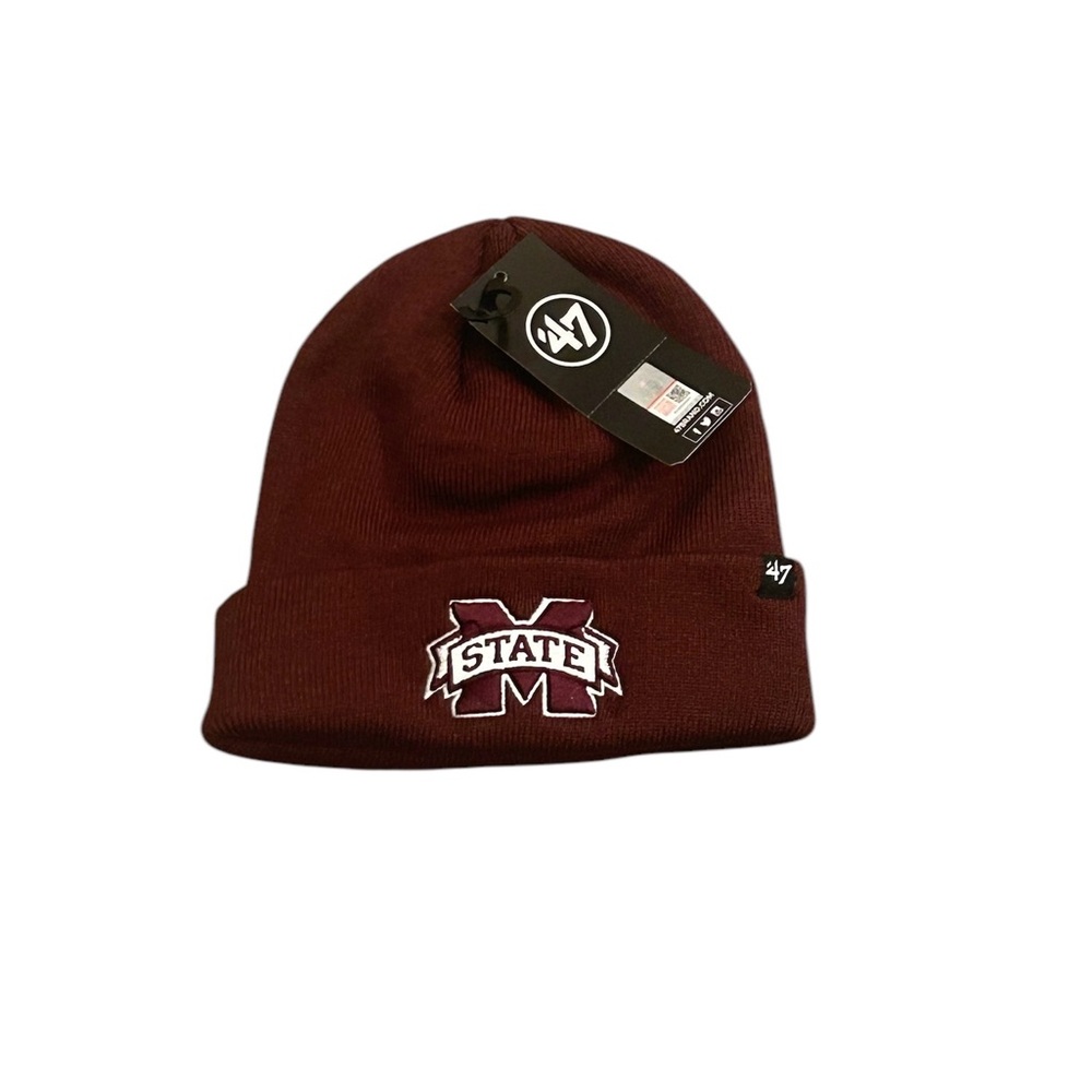 Mississippi State Bulldogs Cuffed Logo Beanie Hat Cap